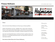 Tablet Screenshot of friseur-hofmann.com